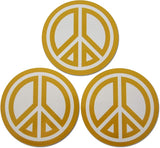 Novel Merk Peace Sign 3 Inch Flat Refrigerator Magnet (Single Pack)
