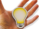Novel Merk Light Bulb 3.25 Inch Flat Refrigerator Magnet (Single Pack)