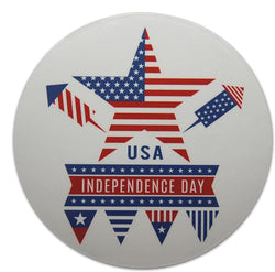 Novel Merk Independence Day 3 Inch Flat Refrigerator Magnet (Single Pack)