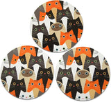 Novel Merk Cats 3 Inch Flat Refrigerator Magnet (Single Pack)