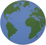Novel Merk Earth 3 Inch Flat Refrigerator Magnet (Single Pack)