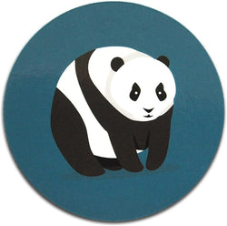Novel Merk Panda 3 Inch Flat Refrigerator Magnet (Single Pack)