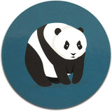Novel Merk Panda 3 Inch Flat Refrigerator Magnet (Single Pack)