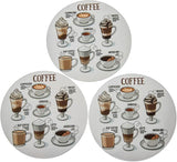 Novel Merk Coffee Guide 3 Inch Flat Refrigerator Magnet (Single Pack)