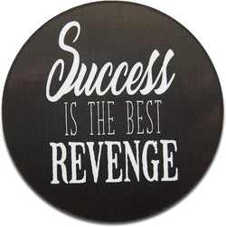 Novel Merk Success is the Best Revenge 2 Inch Flat Refrigerator Magnet (Single Pack)