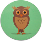 Novel Merk Owl 3 Inch Flat Refrigerator Magnet (Single Pack)