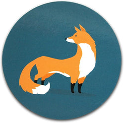 Novel Merk Fox 3 Inch Flat Refrigerator Magnet (Single Pack)