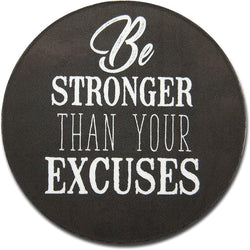 Novel Merk Be Stronger 2 Inch Flat Refrigerator Magnet (Single Pack)