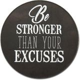Novel Merk Be Stronger 2 Inch Flat Refrigerator Magnet (Single Pack)