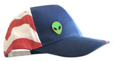 Novel Merk Alien Head Lapel Pin, Hat Pin & Tie Tack with Clutch Back (Single Pack)
