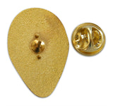 Novel Merk Alien Head Lapel Pin, Hat Pin & Tie Tack with Clutch Back (Single Pack)