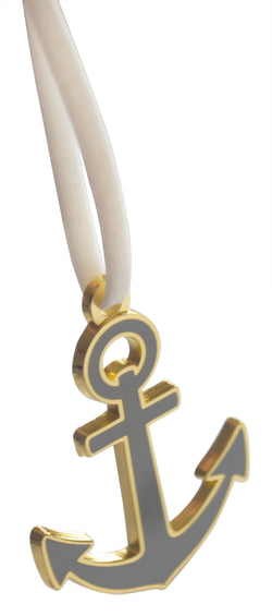 Novel Merk Anchor Enamel Ornament (Single Pack)