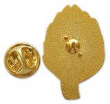 Novel Merk Artichoke Lapel Pin, Hat Pin & Tie Tack with Clutch Back (Single Pack)