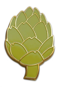 Novel Merk Artichoke Lapel Pin, Hat Pin & Tie Tack with Clutch Back (Single Pack)