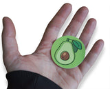 Novel Merk Avocado Vinyl Sticker Decals – 2 Inch Round Individual Cut - Waterproof (10 Pack)