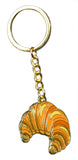 Novel Merk Croissant Enamel Keychain (Single Pack)
