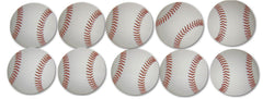 Novel Merk Baseball Sports Vinyl Sticker Decals - 2 Inch Round Individual Cut - Waterproof (10 Pack)