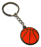 Novel Merk Basketball Sports Enamel Keychain with Key Ring (3)