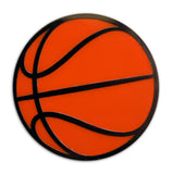 Novel Merk Basketball Lapel Pin, Hat Pin & Tie Tack with Clutch Back (Single Pack)