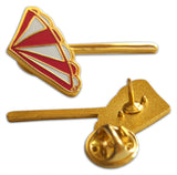 Novel Merk Beach Umbrella Lapel Pin, Hat Pin & Tie Tack with Clutch Back (Single Pack)