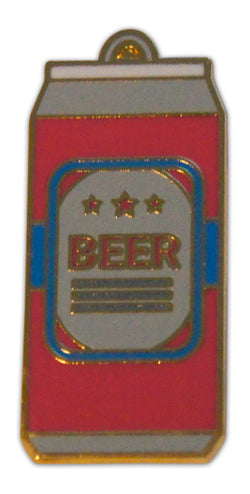 Novel Merk Beer Can Lapel Pin, Hat Pin & Tie Tack with Clutch Back (Single Pack)