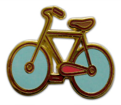Novel Merk Bicycle Lapel Pin, Hat Pin & Tie Tack with Clutch Back (Single Pack)