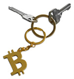 Novel Merk Bitcoin Enamel Keychain (Single Pack)