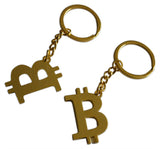 Novel Merk Bitcoin Enamel Keychain (Single Pack)
