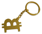 Novel Merk Bitcoin Enamel Keychain (Single Pack)