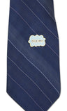Novel Merk BOOM POW Lapel Pin, Hat Pin & Tie Tack with Clutch Back (Single Pack)