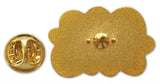 Novel Merk BOOM POW Lapel Pin, Hat Pin & Tie Tack with Clutch Back (Single Pack)