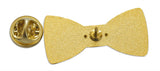Novel Merk Bowtie Lapel Pin, Hat Pin & Tie Tack with Clutch Back (Single Pack)