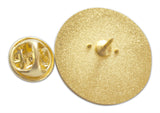 Novel Merk Bullseye Lapel Pin, Hat Pin & Tie Tack with Clutch Back (Single Pack)