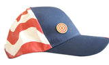 Novel Merk Bullseye Lapel Pin, Hat Pin & Tie Tack with Clutch Back (Single Pack)