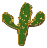 Novel Merk Cactus Lapel Pin, Hat Pin & Tie Tack with Clutch Back (Single Pack)