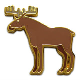 Novel Merk Moose Lapel Pin, Hat Pin & Tie Tack with Clutch Back (Single Pack)