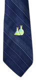 Novel Merk Chemistry Flasks Lapel Pin, Hat Pin & Tie Tack with Clutch Back (Single Pack)