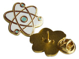 Novel Merk Chemistry Lapel Pin, Hat Pin & Tie Tack with Clutch Back (Single Pack)