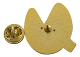 Novel Merk Fortune Cookie Lapel Pin, Hat Pin & Tie Tack with Clutch Back (Single Pack)