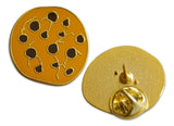 Novel Merk Chocolate Chip Cookie Lapel Pin, Hat Pin & Tie Tack with Clutch Back (Single Pack)