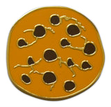 Novel Merk Chocolate Chip Cookie Lapel Pin, Hat Pin & Tie Tack with Clutch Back (Single Pack)