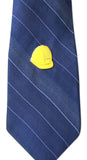 Novel Merk Hardhat Lapel Pin, Hat Pin & Tie Tack with Clutch Back (Single Pack)