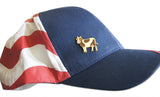 Novel Merk Cow Lapel Pin, Hat Pin & Tie Tack with Clutch Back (Single Pack)