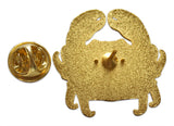 Novel Merk Crabs Lapel Pin, Hat Pin & Tie Tack with Clutch Back (Single Pack)