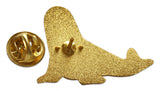 Novel Merk Walrus Lapel Pin, Hat Pin & Tie Tack with Clutch Back (Single Pack)