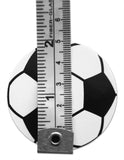 Novel Merk Soccer Sports Vinyl Sticker Decals – 2 Inch Round Individual Cut - Waterproof (10 Pack)