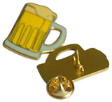 Novel Merk Beer Stein Lapel Pin, Hat Pin & Tie Tack with Clutch Back (Single Pack)