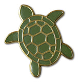 Novel Merk Green Turtle Pins Small Tortoise Pride Lapel, Hat & Tie Tack Set with Clutch Back (3 Pieces)