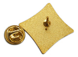 Novel Merk Diamonds Lapel Pin, Hat Pin & Tie Tack with Clutch Back (Single Pack)