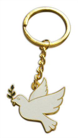 Novel Merk Dove Enamel Keychain (Single Pack)